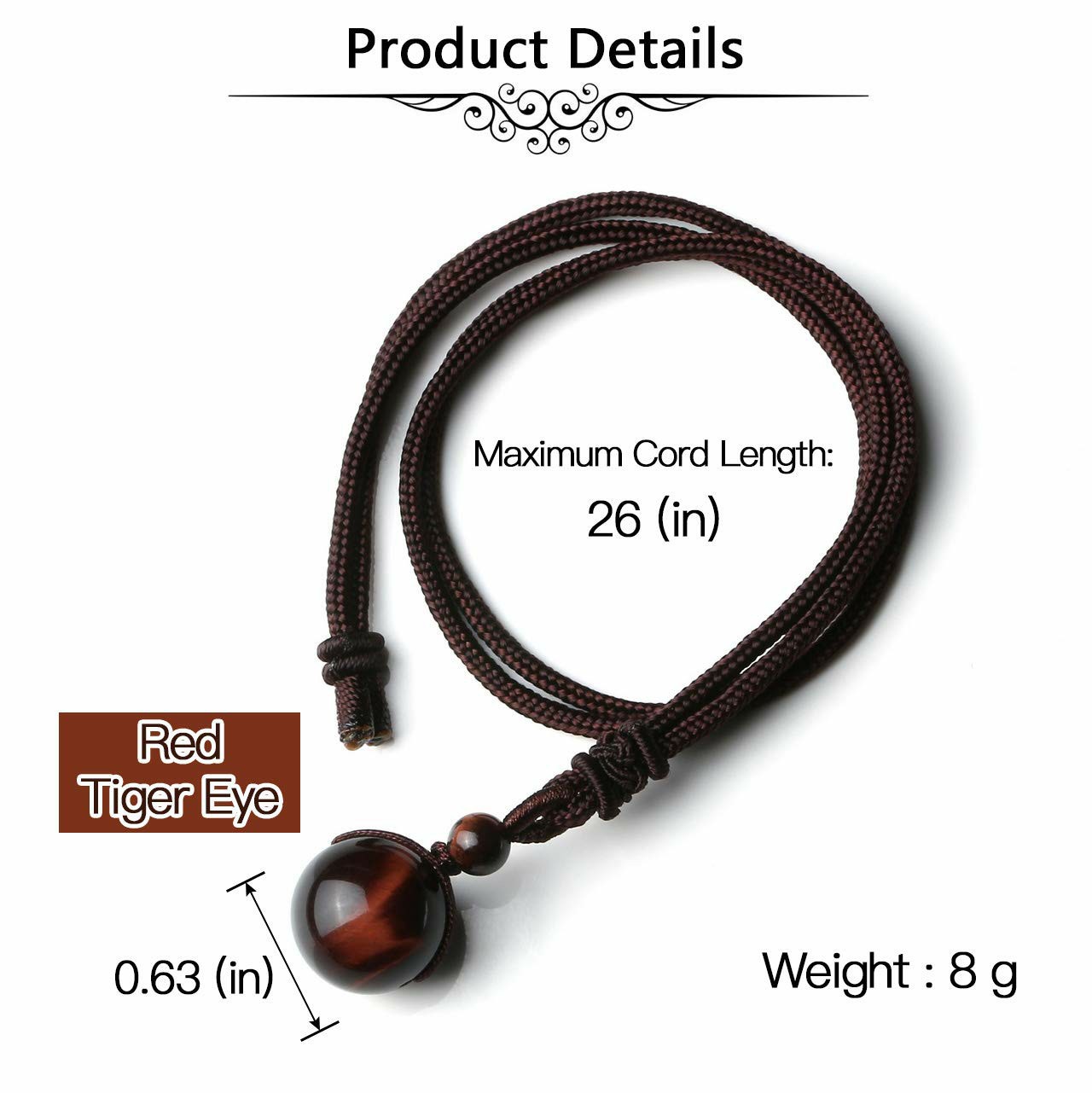 Мода 16 мм натуральный обсидиан кулон аметист ожерелье для мужчин и женщин