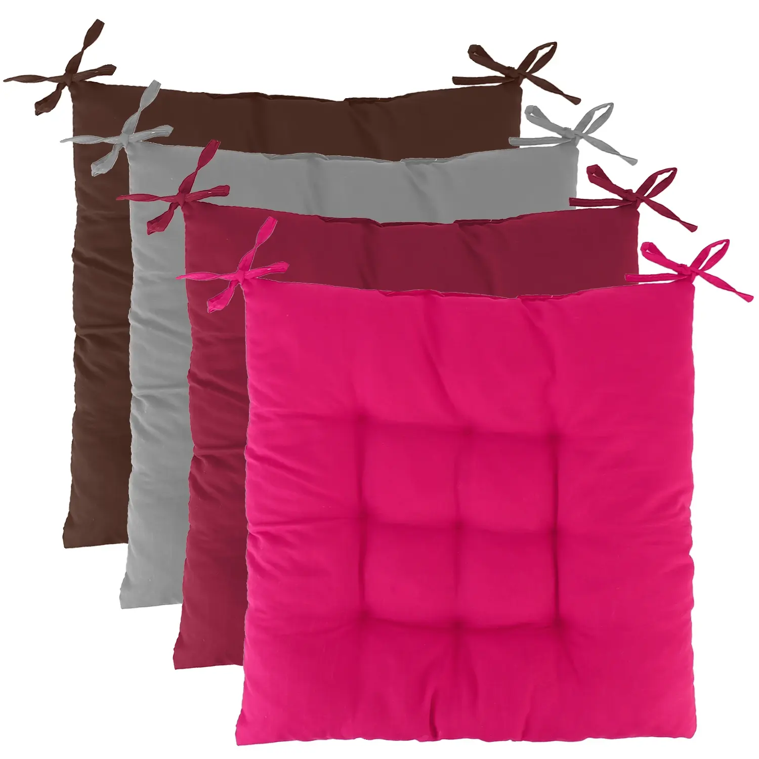 Chair Cushion Pads Pillow 17.72x17.72x2.37in Soft Tie