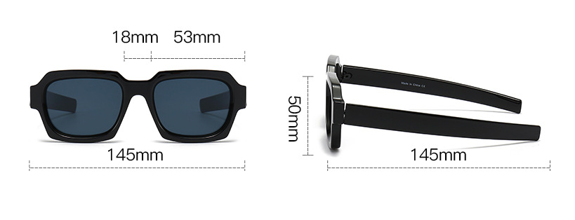 Title 1, Fashion Modern Catwalk Plain Sunglasses