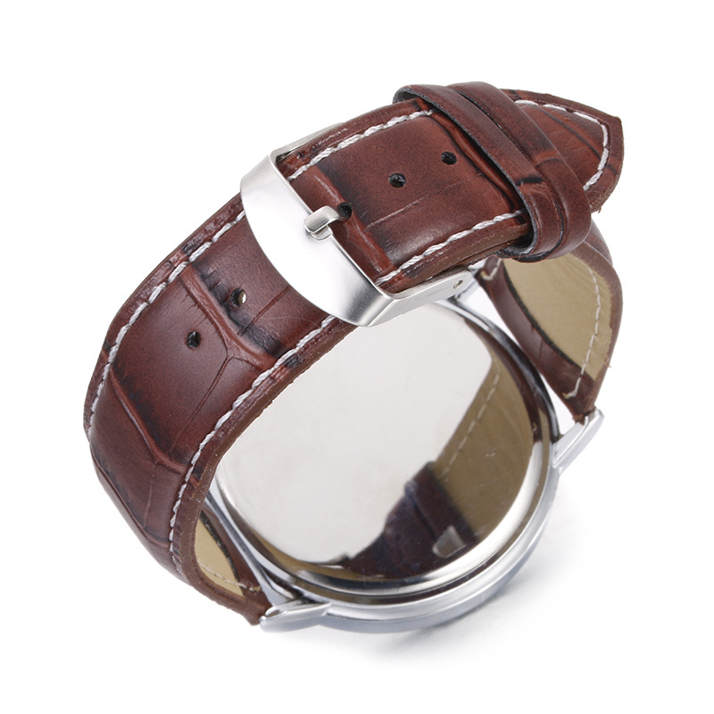 Men's Simple Calendar Leisure Quartz Belt Watch