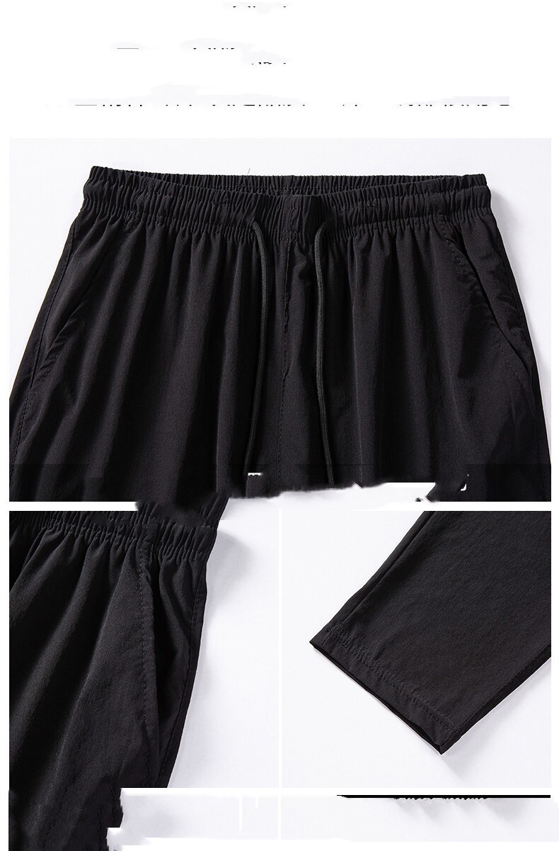 Fashion Pants Men's Large Size Ice Silk