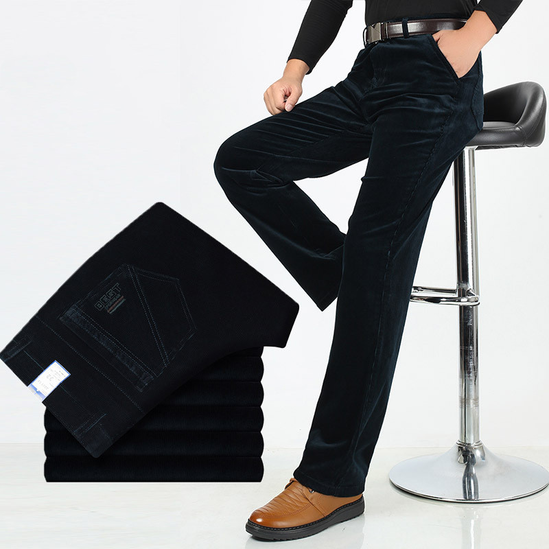 Men's Corduroy Straight Casual Pants