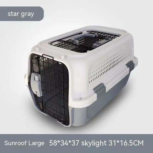 Outing Pet Cat Air Consignment Suitcase Gray - Shop at LoveMi