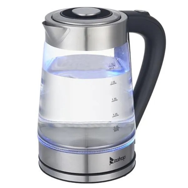 HD-250 110V 1200W 2.5L Electric Kettle With Blue Glass image 3