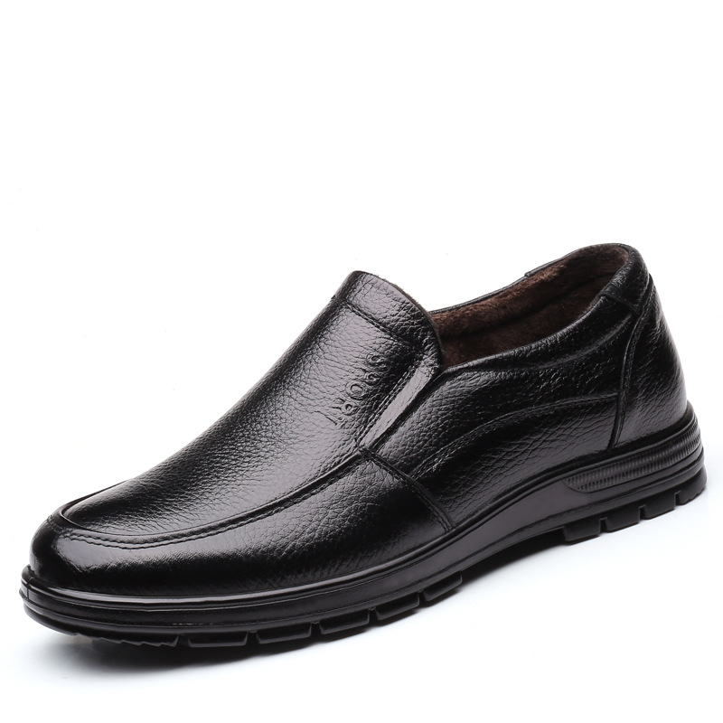 Black slip on shoes