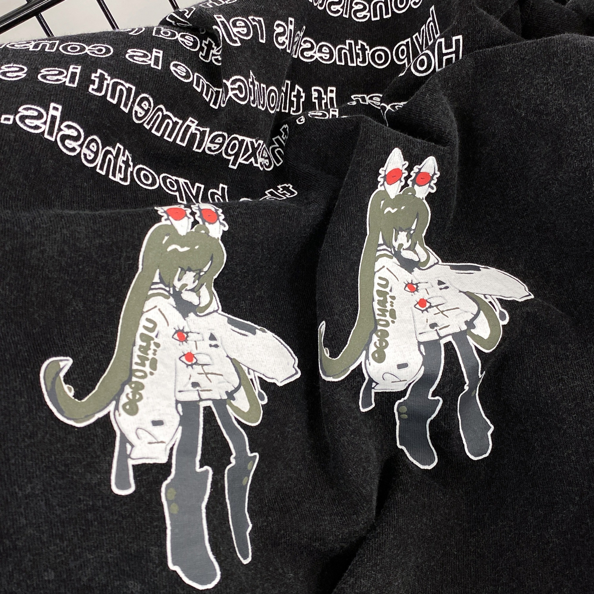 Japanese Retro High Street Two-dimensional Print Short-sleeved T-shirt