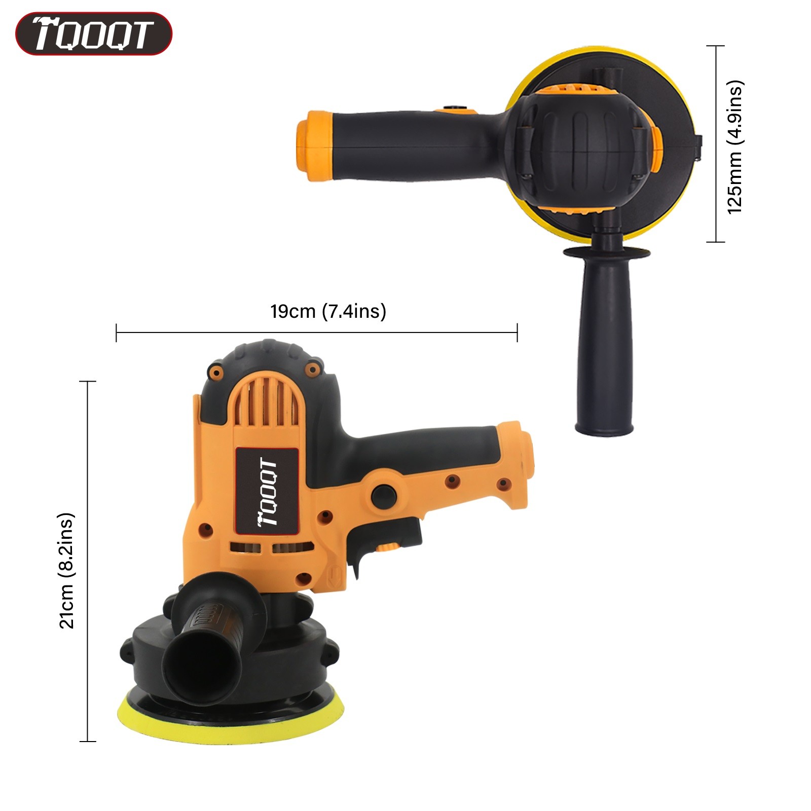 Electric Polisher Buffer Sander Car Polishing Machine 5 Buffing Sponge Kit UK