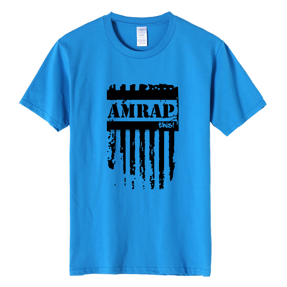 Title 13, T-shirt de sport pour homme à col rond AMRAP St...