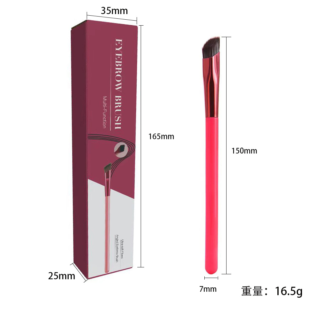 Multi function Eyebrow Stamp Brush Square Angled Design For Filling Brows, Concealer & Hairline Makeup. Professional Wild Brow Tool With Precisio... Black - Shop at LoveMi
