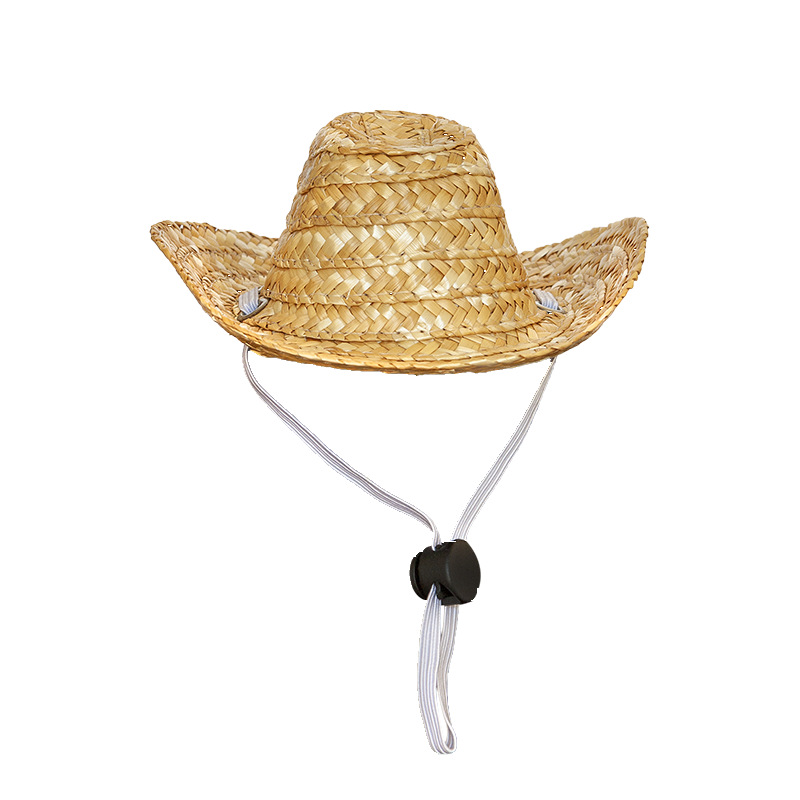 Straw cowboy hat