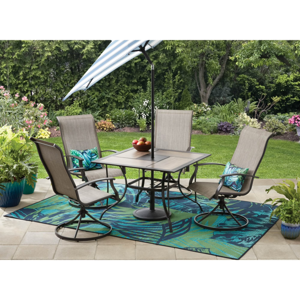Outdoor 26lb Steel Round Umbrella Base, Black Finish  Shipment From Walmart — foto 2