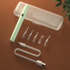 Tease Blackhead Needle Stainless Steel Acne Needle Set Beauty Salon Special Tool - Green - View 1