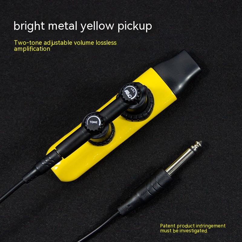 Metal Yellow Vibration Pickup