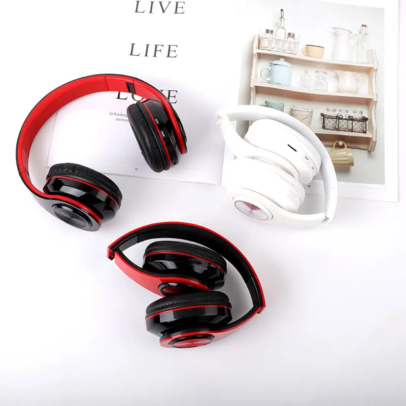 LED Wireless Bluetooth Headphones Gaming Headsets Sport Earphone With Support TF Card Colorful Breathing Lights – image 2