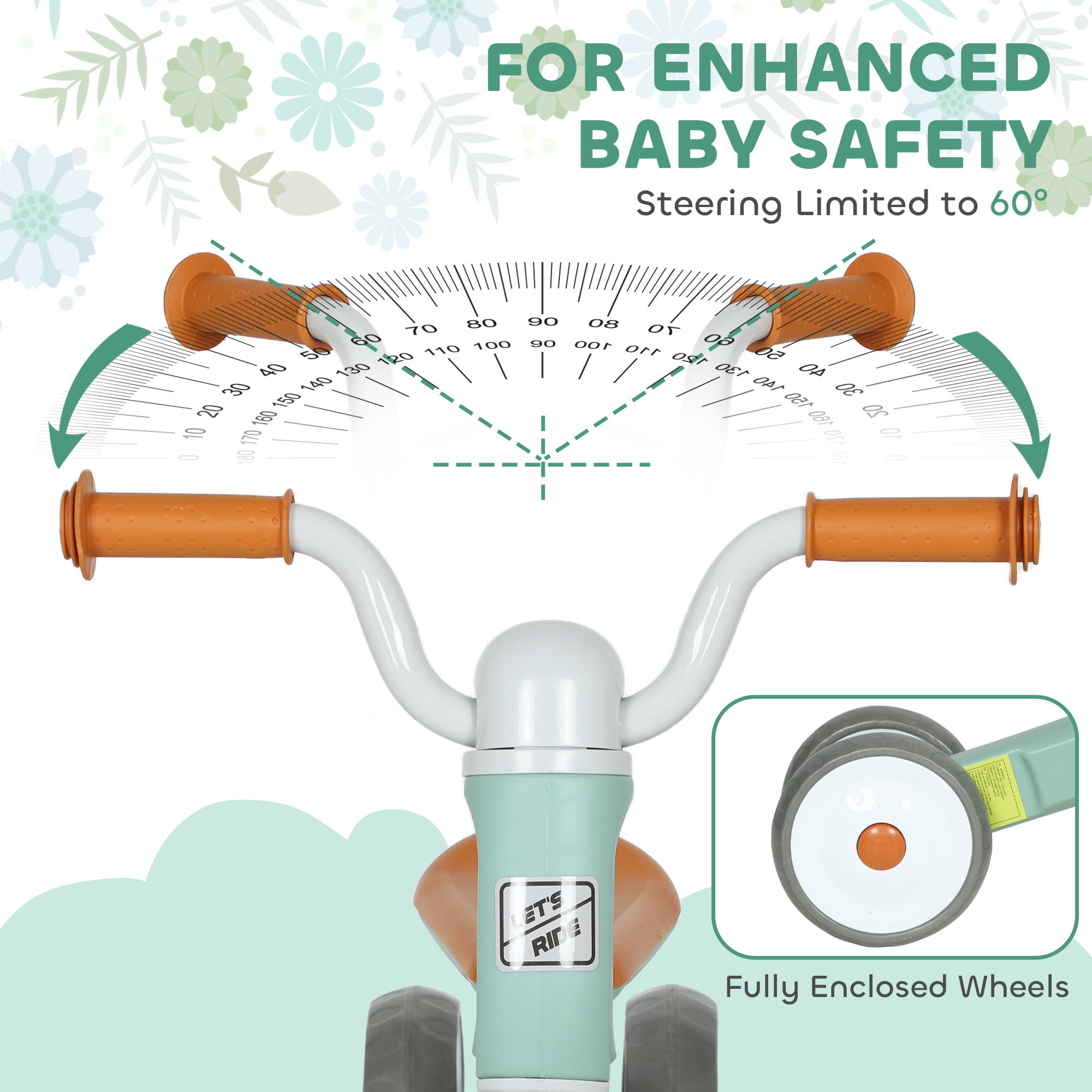 Pedeless Toddler Balance Bike, 3 Silent Wheels, Suitable For Boys And Girls — image 9