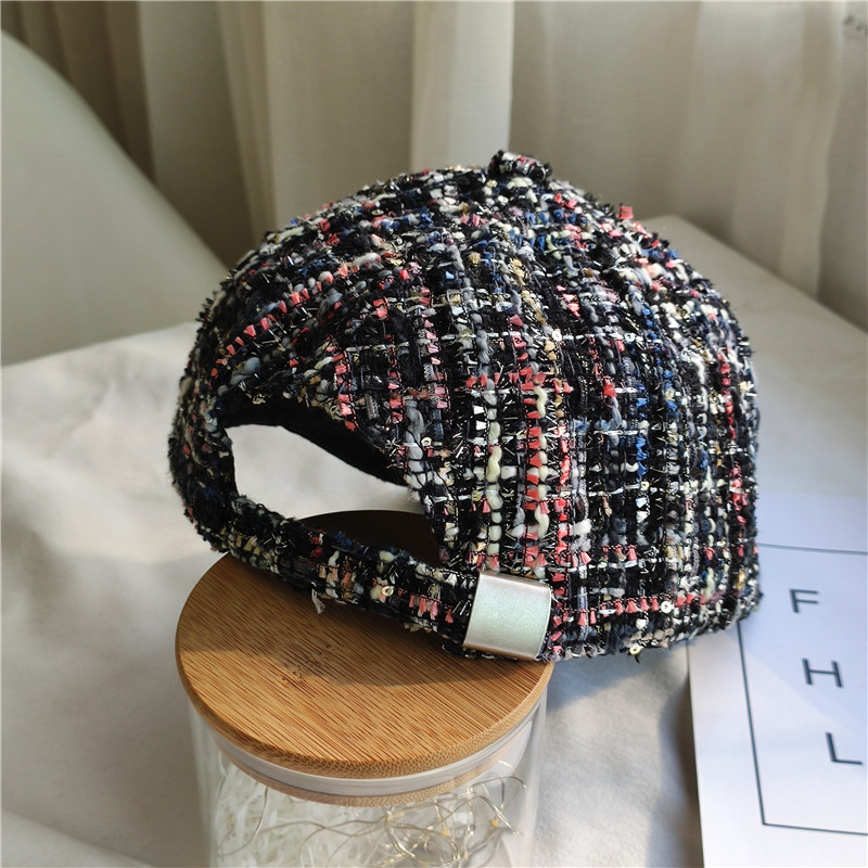 Hat Lady Autumn And Winter New Character Grain When Tweed
