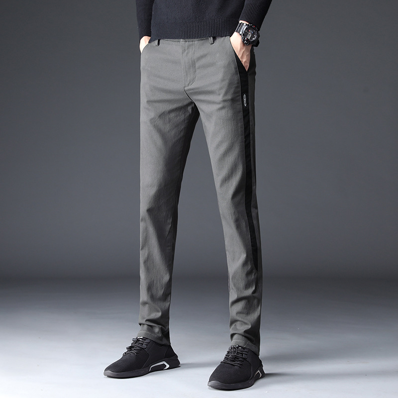 Title 5, Herren Plus Cashmere Casual Stretch Hose für Al...