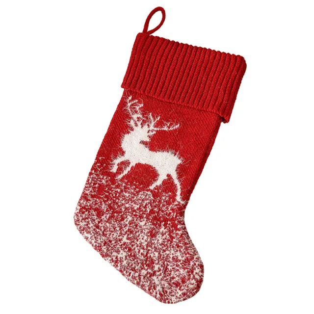New Decorative Pendant Gift Bag Christmas Socks Elk - Shop at LoveMi
