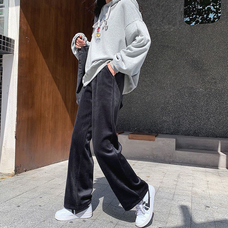 Title 6, Wide-leg Pants Thickened Loose And Slim Sports