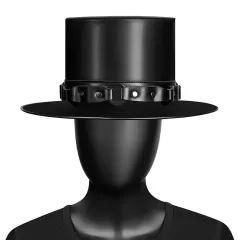 European And American Punk Plague Doctor Unisex Magic Hat Gentleman Top Hat Female Prom Props - A2 - View 1
