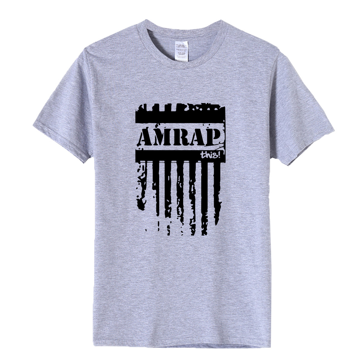 Title 2, T-shirt de sport pour homme à col rond AMRAP St...