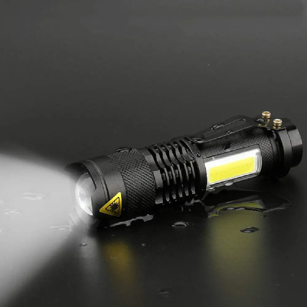 Mini Aluminum Alloy Strong Light Flashlight Outdoor
