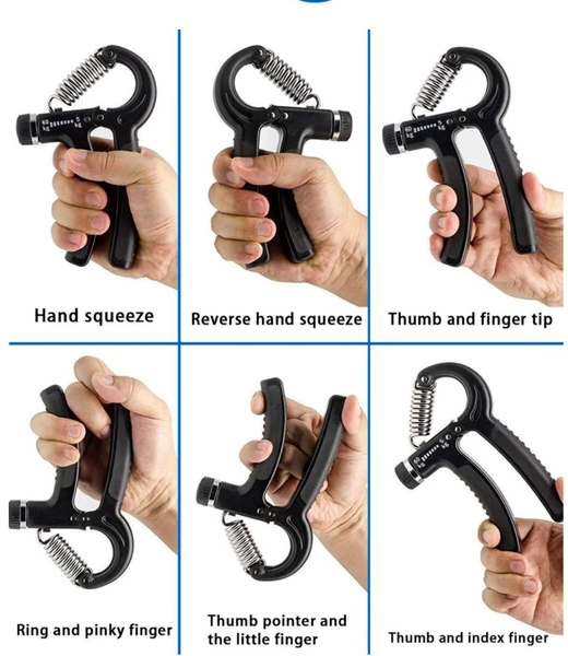 Hand Grip Strength Power Trainer Gripper Strengthener Adjustable Gym Exerciser — foto 4
