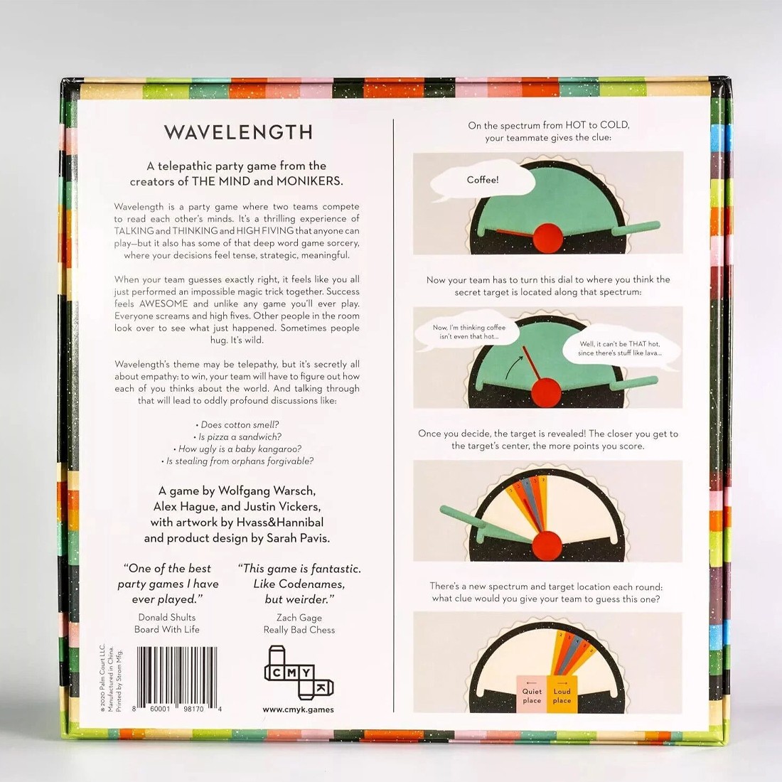 Wavelength Party Board Game For 2-12 Players Ages 14