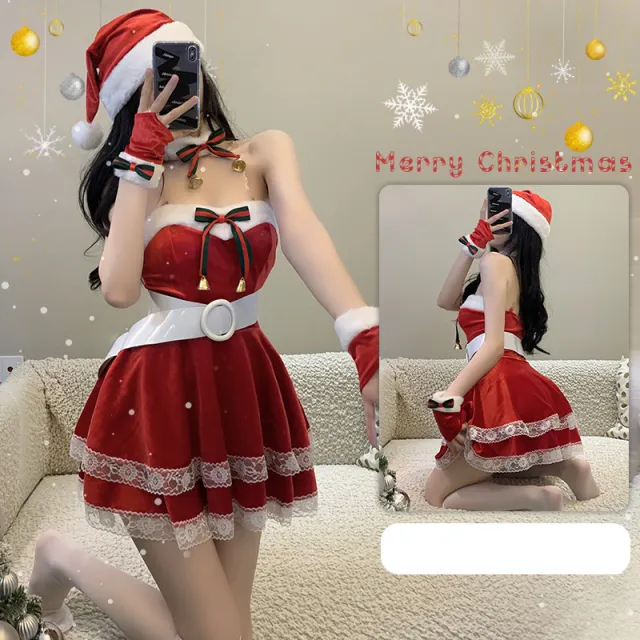 Christmas Women's Dress Stage Anchor Costume Christmas Dress - Shop at LoveMi