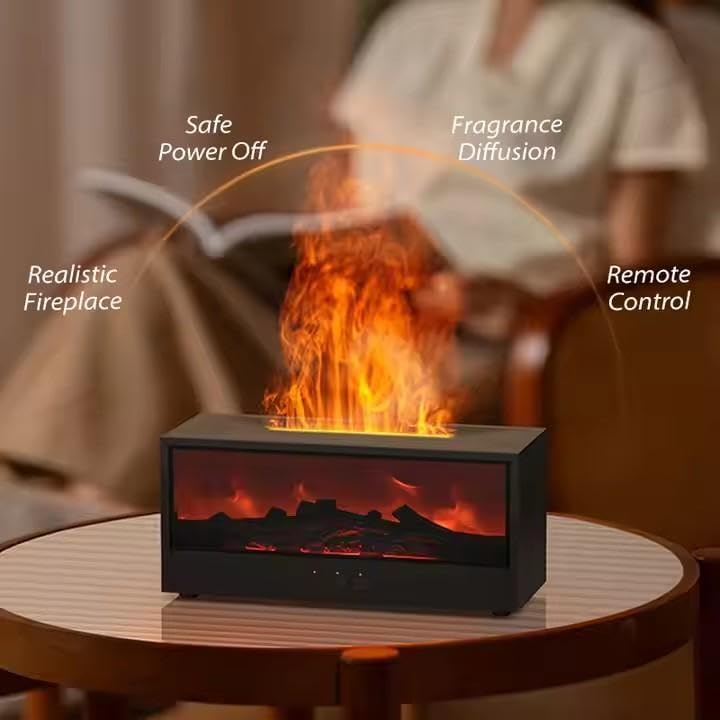 Large Capacity Creative Flame Humidifier Volcano Aromatherapy Machine Smoke — image 6
