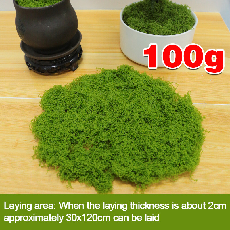 Artificial Green Moss Micro Landscape Fake Garden Crafts Home Decor — image 8