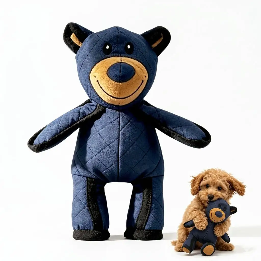 2026 New Unbreak-Bear Dog Toy, Indestructible Bear