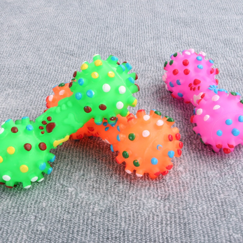 Title 4, Dog Sound Grinding Dumbbell Toy