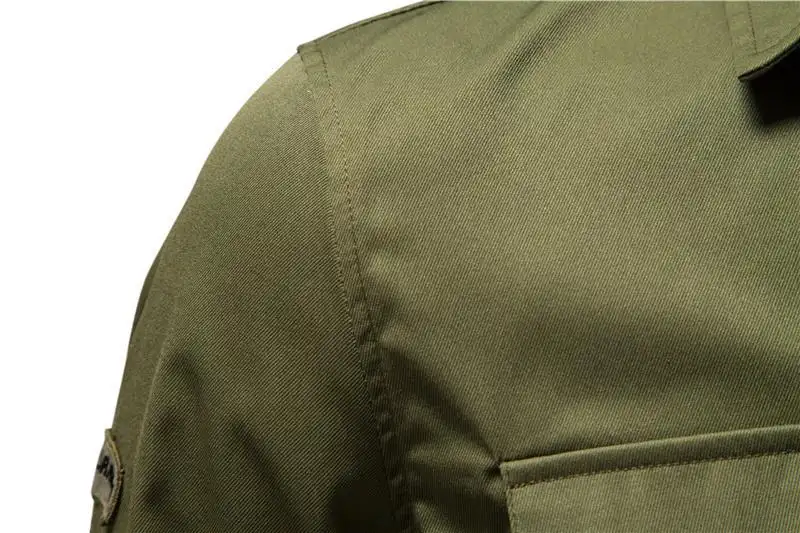 Multi Pocket Embroidered UsAF Men's Long Sleeves