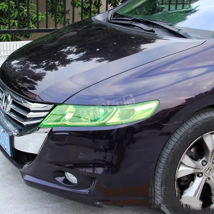 Customized Cutting Vehicle Lamp Film Colorful Auto Car Protective