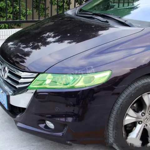 Customized Cutting Vehicle Lamp Film Colorful Auto Car Protective