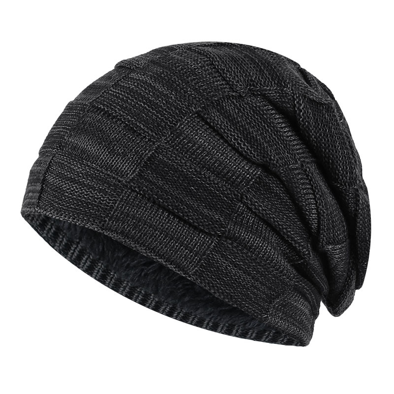 Fashion Plus Velvet Thick Knitted Warm Hat — foto 6