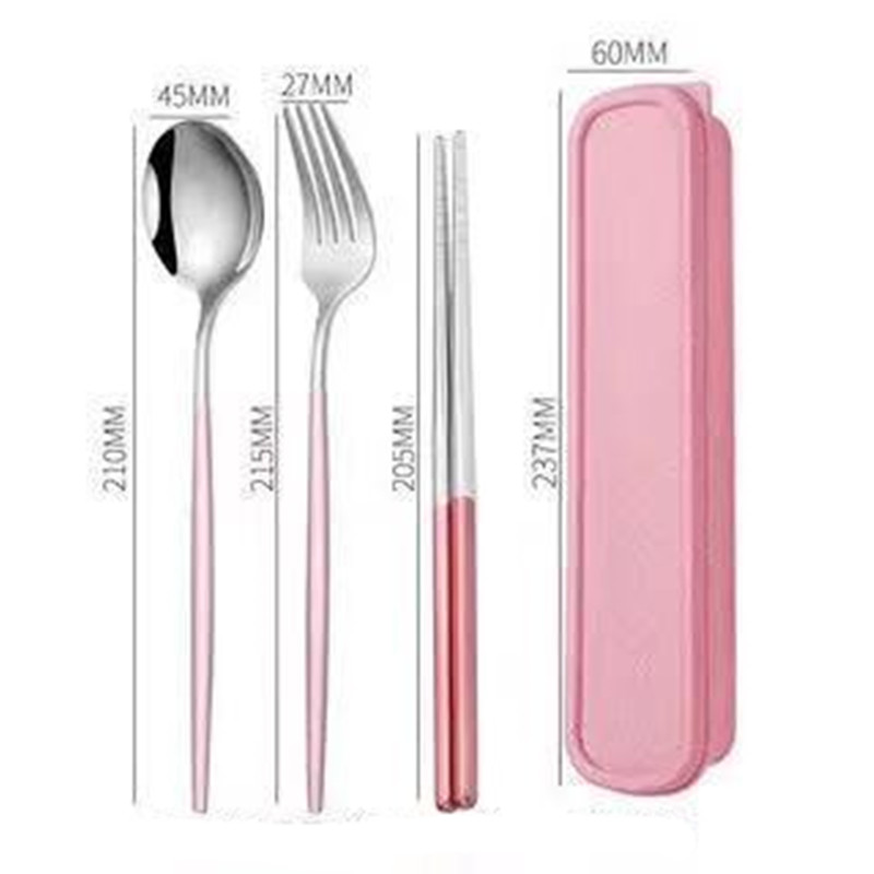 Title 9, Portable Stainless Steel Chopsticks Spoon Fork ...