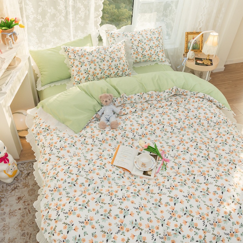 Title 4, Completo letto quattro pezzi Pure Color Love Wa...