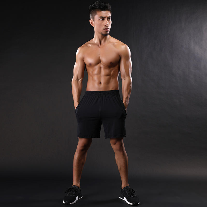 Title 4, Quick-drying loose and breathable fitness short...