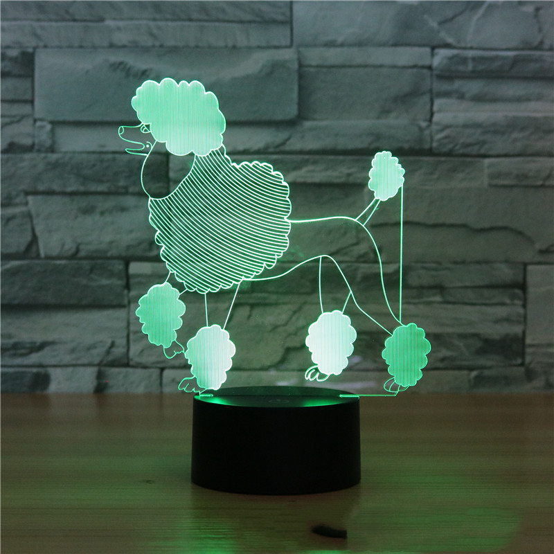 LED Poodle Night Light, picture 2 of 3