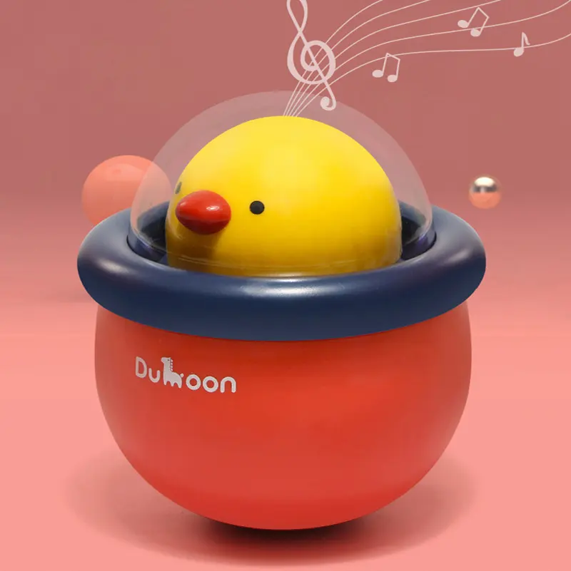 Little Cute Chicken Tumbler Music Bells Infants Educational Early