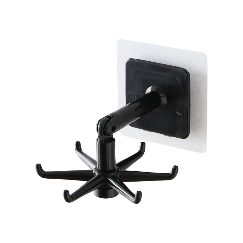 Title 4, Wall Mounted Swivel 6 Claw Hook