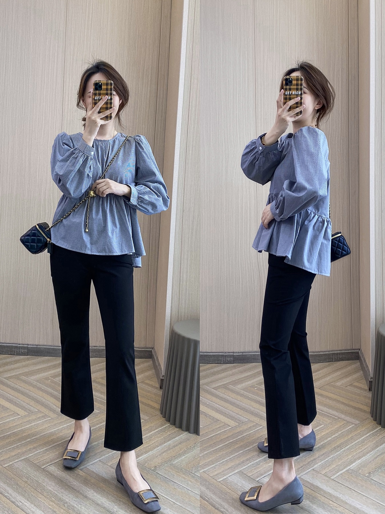 Title 8, Three Quarter Loose Straight Wide Suit Casual P...