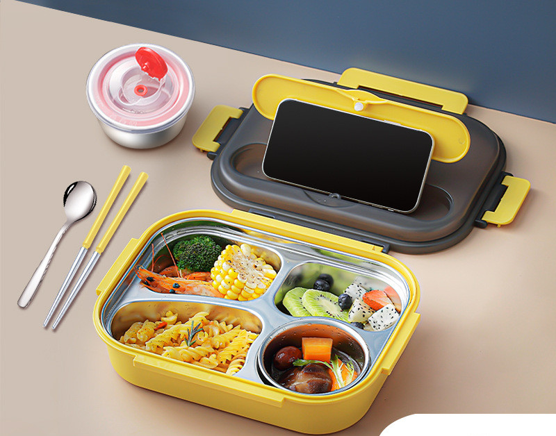 Title 14, 304 Stainless Steel Lunch Box, Fresh-keeping Bo...