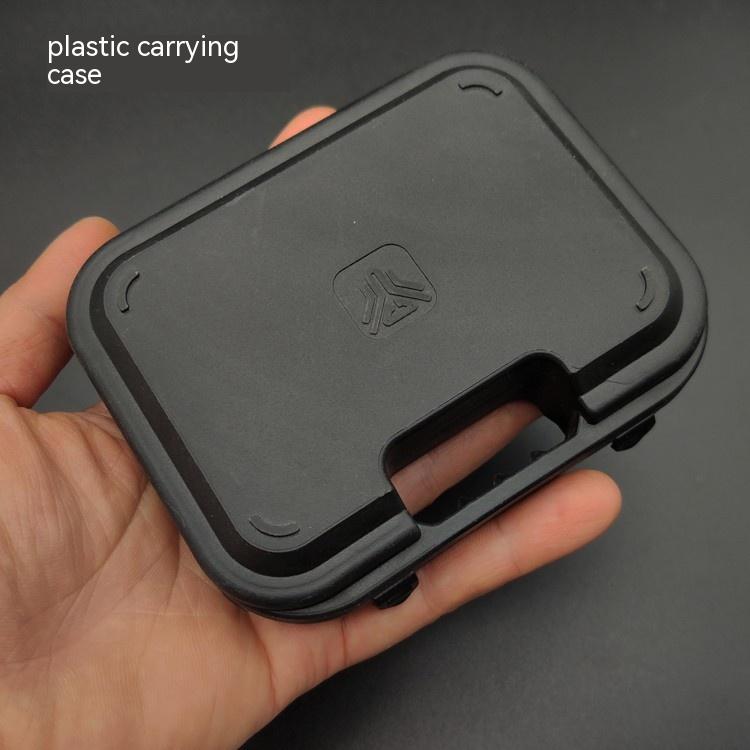 Rubber band gun keychain special plastic suitcase