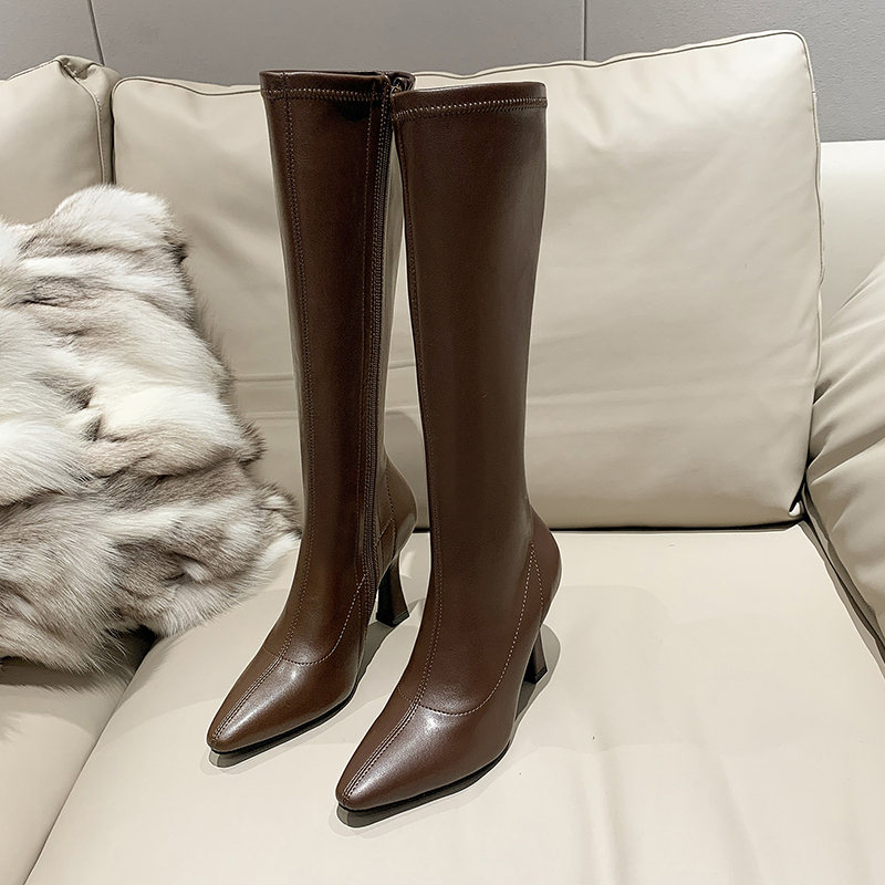 Pointed Toe Stiletto Boots