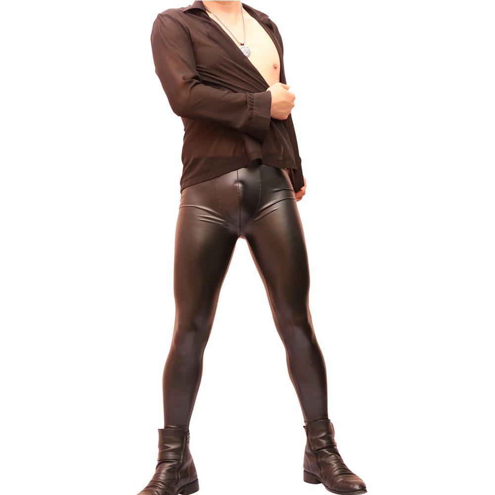 Title 4, Pantalon en cuir skinny pour homme, Sexy, Latex...