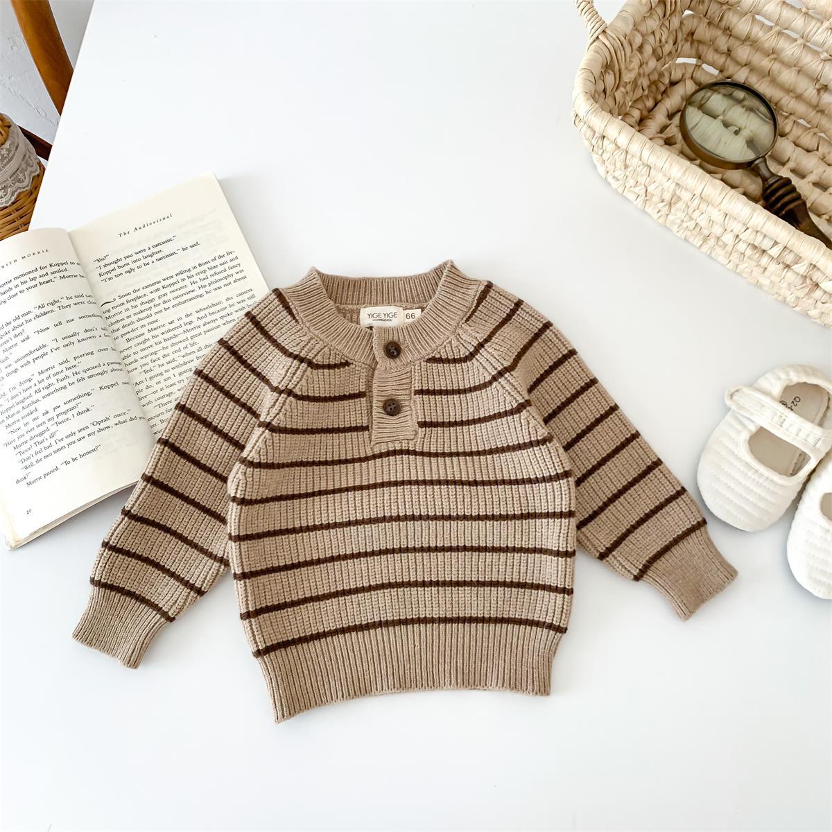 Title 6, Round Neck Long Sleeve Sweater Knitted Top Newb...