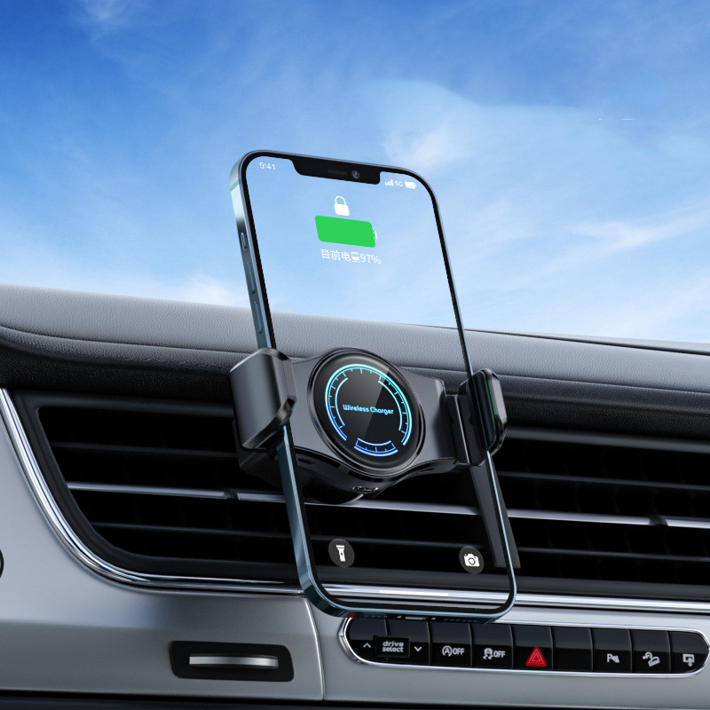 Wireless Charging Electric Car Phone Holder - Image 4